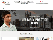Tablet Screenshot of cfalindia.com